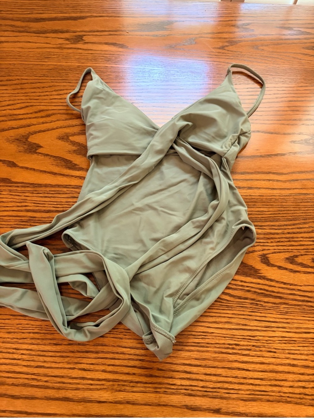aerie Olive Green One-Piece Swimsuit